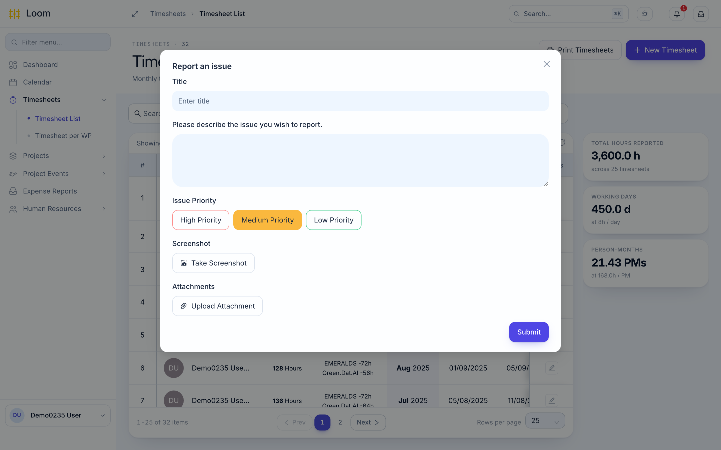 Report an issue